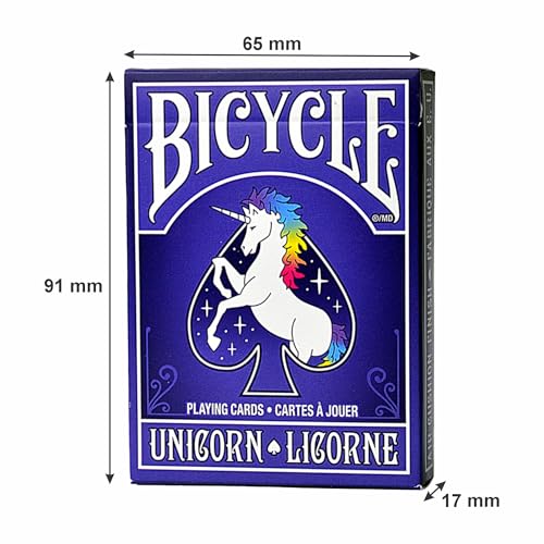 Image of Bicycle Unicorn Playing Cards, Standard Index, 1 Deck