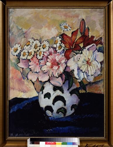 Impression sur toile bouquet de fleurs Ilya Mashkov de 60x90cm