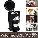 QJRGUY Filter Single Maker Drip Pot Small Coffee Machine with Cup Automatic Off - Image 2