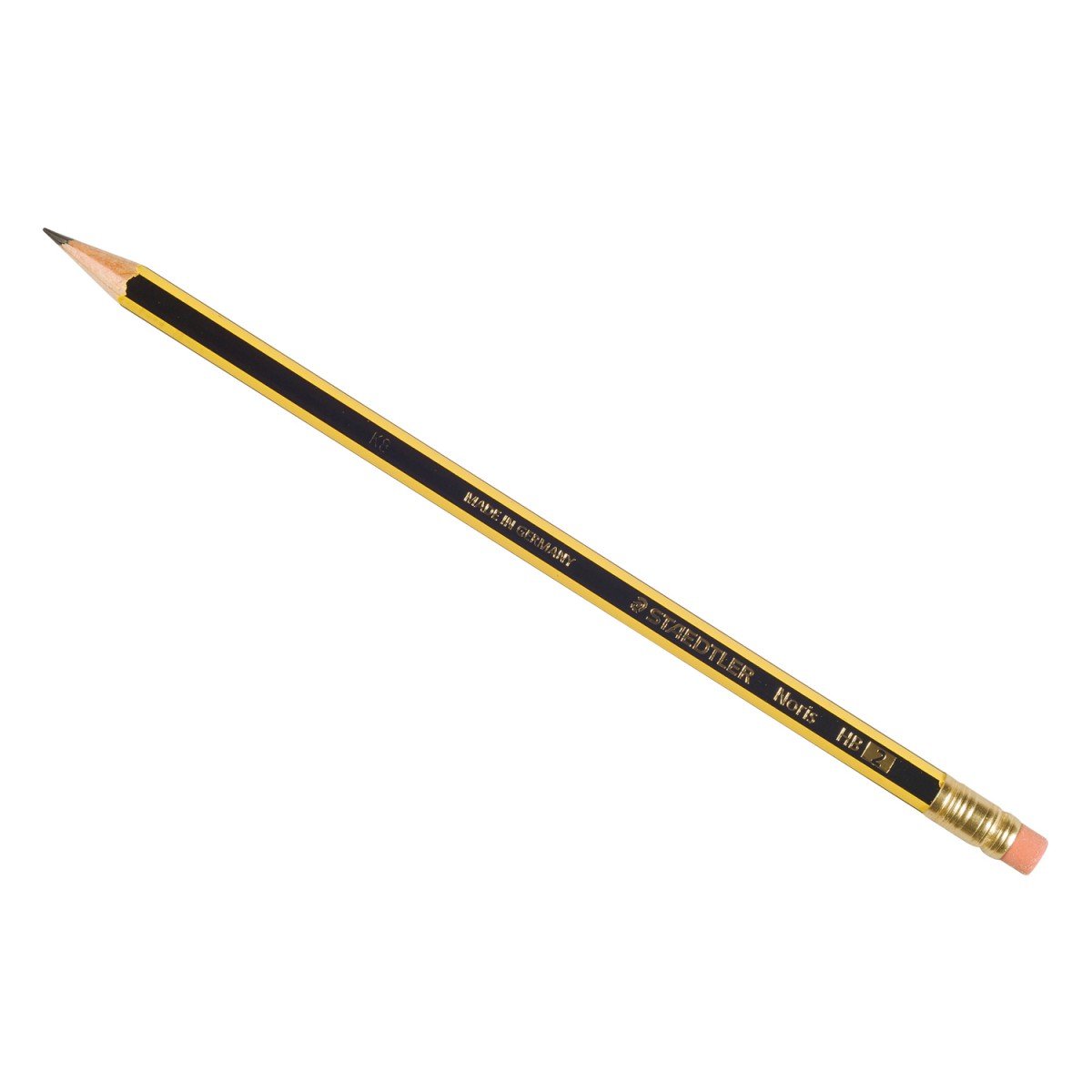 Staedtler 92437 Lápiz Noris Hb 2 con Goma de Borrar