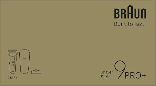 Braun Rasoio Elettrico Uomo Series 9+ PRO 9615S Argento, Impermeabile, Lame di Precisione Ultra-Sottile E Trimmer Pro Trimmer Per Rasare La Barba, Cofanetto Rasatura Con Custodia Da Viaggio - 13