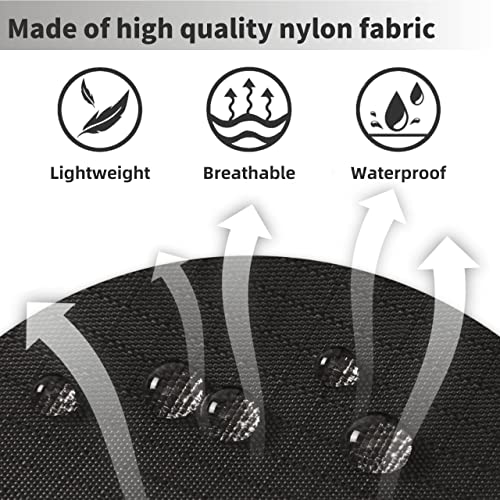 tianzong Travel Shoe Bag with Handle Holds 2 Pairs of Shoes, Shoe Packing Cubes for Travel (Black, 2 Pack)2