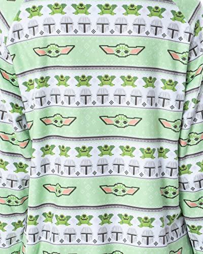 Disney Star Wars' Ugly Sweater Sleep Pajama Jumpsuit Union Suit Hooded PJ3