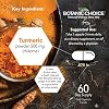 Botanic Choice Premium Turmeric Antioxidant Support - Joint Health Supplement for Adults - 180 Vege Capsules (500 mg each)