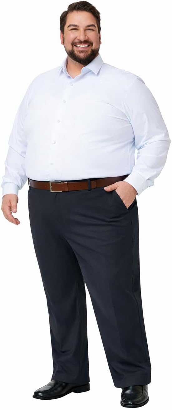 Mens Classic Fit Golf Pants Stretch Dress Pants 30''/32''/34'' Lightweight Casual Suit Pants with Pockets - Image 6