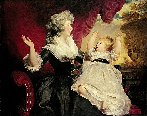 Tableau Georgiana Duchesse de Devonshire par Reynolds | Célébrez la complicité