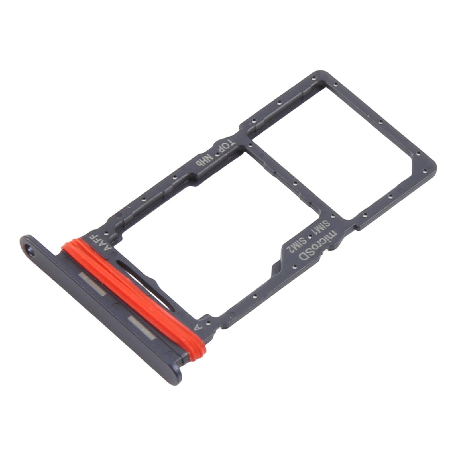 Ricambio compatibile con Samsung Galaxy A16 5G SM-A166B A166 Try tray Vassoio alloggio porta scheda Card Sim 1 + SLOT SIM 2 o slitta per lettore Memoria Micro Sd (Nero)