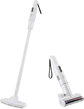コードレス掃除機 LEDライト 低ノイズ (15000paブラック) Amazon | コードレス 掃除機 15000Pa強力吸引 LED照明付き 3in1