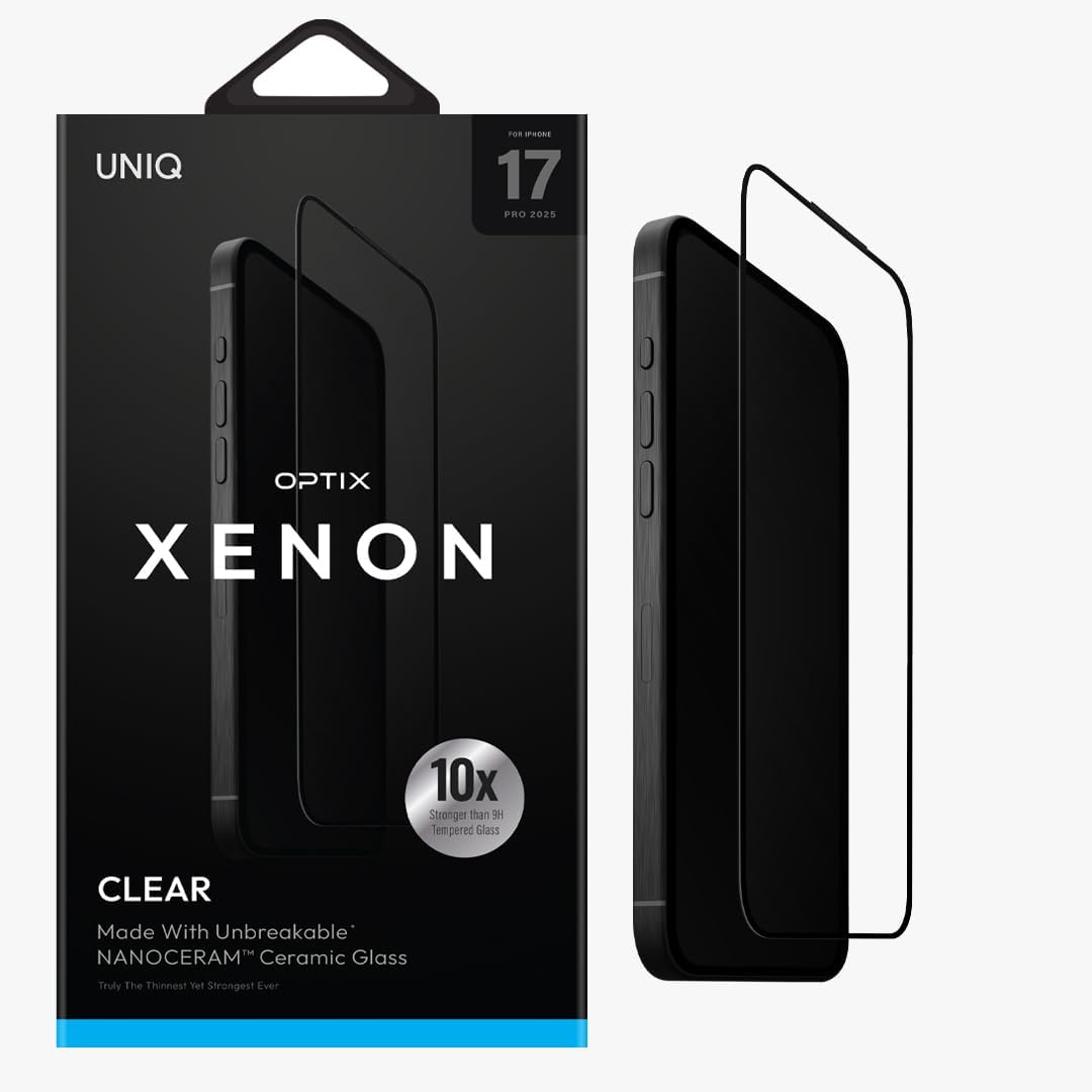 UNIQ OPTIX XENON Ceramic Screen Protector | for iPhone 17 Series (Privacy, Pro)