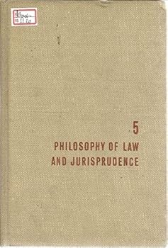 Hardcover Philosophy of Law and Jurisprudence Book