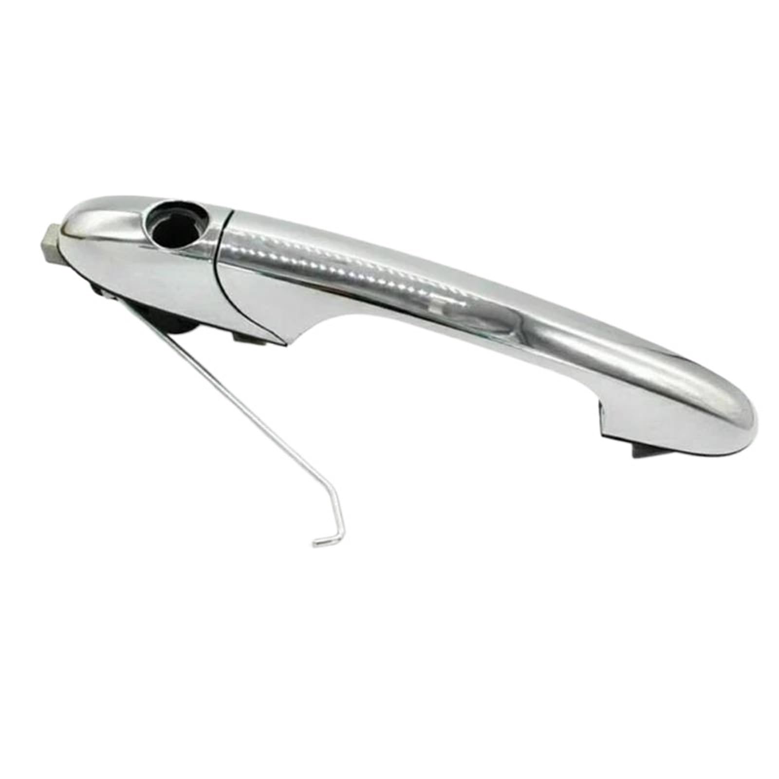 HRQCTIM Passenger Left Or Right Side Chrome Outer Door Handle for Fiat 500 2007-2020 735592026 735592012(Right)