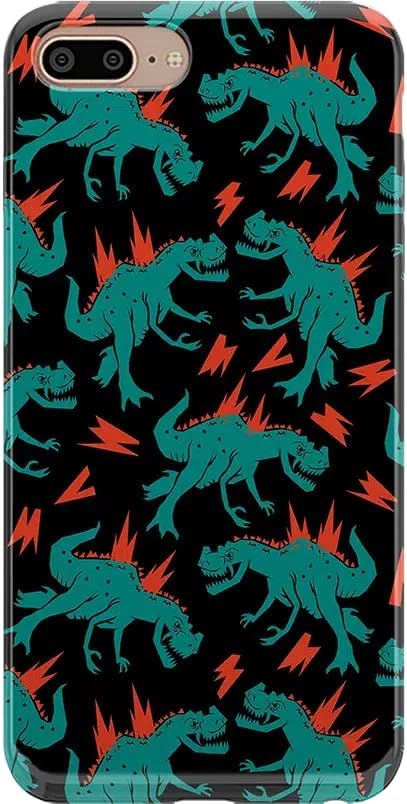 Casely iPhone 6/7/8 Plus Case | You're Dino-mite | Green Dinosaur | Classic Ultra Slim Design