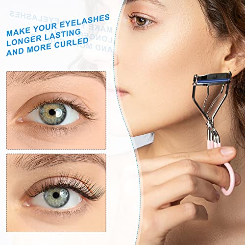 80 Pieces Eyelash Curler Refills Pads Soft Curler Replacement Refills Pads For Universal Eyelash Curler (White, Aqua Blue, Blue, Dark Blue) #TOP2