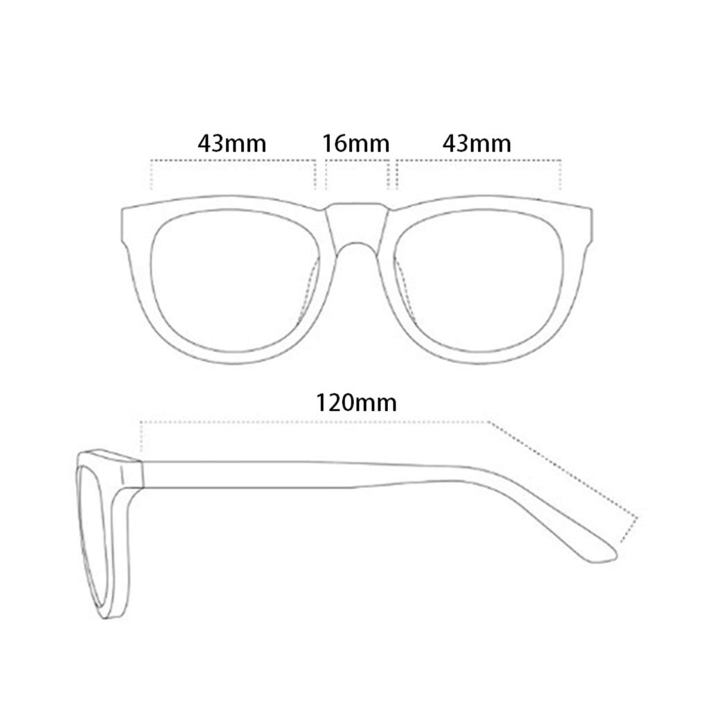 Bambini Occhiali a luce blu Montatura Moda Anti eyestrain UV, Montatura leggera Occhiali da computer Età 3-12 - Flessibili Gomma TR90 Montatura