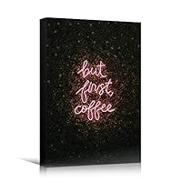 Canvas Wall Art Light Quotes Bedroom Industrial Inspirational Modern Art Multicolor Neon Photography Quotes Urban - 12x18 inches