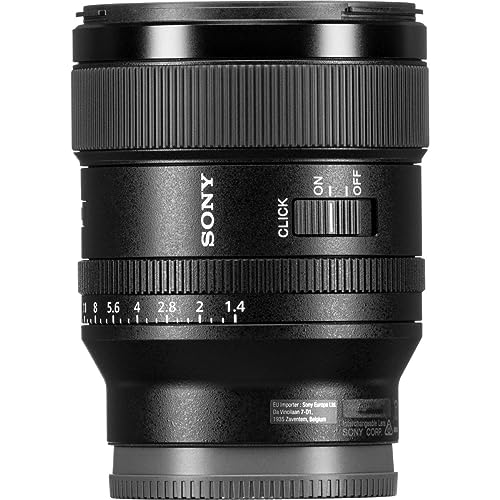 Sony E-mount FE 24mm F1.4 GM Full Frame Wide-angle Prime Lens (SEL24F14GM), Black