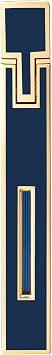 Colibri Continental Soft Flame Lighter Refillable Butane, Flint Ignition, Lacquer Finish, Slim Luxury Design, Classic Gentle Flame Lighter for Everyday Carry (Navy)