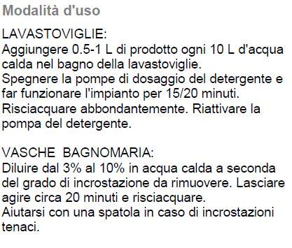 Desincrustante para lavavajillas profesional ácido fácil de usar – alegres – 6 kg – No daña acero aluminio