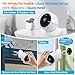 AMTIFO Security Cameras Wireless Outdoor Magnetic: Install-Free Smart Indoor 2K WiFi - Long Battery Life Powered Wireless Cameras for Home Security with AI Motion Detection