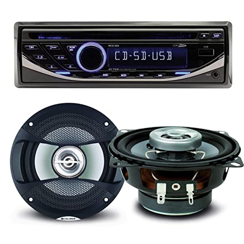 Pack Sono Voiture Auto Radio NewOne AR270 80 Watts + 2 Haut parleurs 10cm 80W