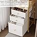 Makeup Organizer Cart with Drawers, Floor Skincare Organizers Make Up Organizers-Vanity Organizer Cosmetic Display Cases Holder for Skin Care Perfume Nail Polish Brush Hair Tool（Gold）