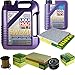 Produktbild QR-PARTS 69355919 Filter Set Inspektionspaket 6 Liter Motoröl Leichtlauf High Tech 5W-40 MANN-FILTER Innenraumfilter Kraftstofffilter Luftfilter Ölfilter
