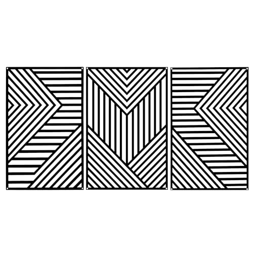 Motivilla Geometric Metal Wall Art Set