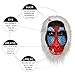 MOLEZU Animal Baboon Head Mask,Jungle Chimp Monkey Gorilla Helmet Latex Costume Party (orangutan)
