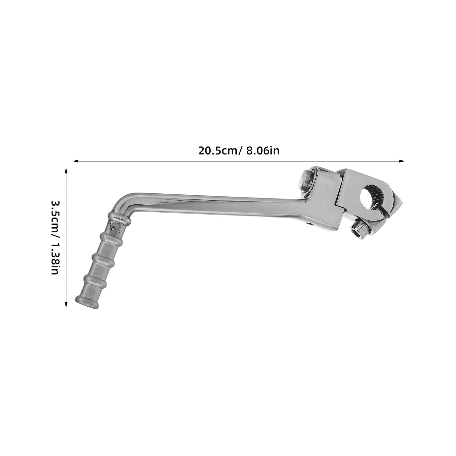 Sosoport Leva Avviamento Moto in Acciaio Inossidabile Pedale Kick Starter per Dirt Bike Lifan Accessorio Robusto e Antiruggine per Moto Fuoristrada