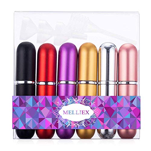 6pcs Bouteille Vaporisateur de Parfum, Mini Portable Bouteille Atomiseur Pulvérisation Flacon de Parfum Rechargeable pour Homme & Femme avec Entonnoir et Pipette, 6ml - Image 8