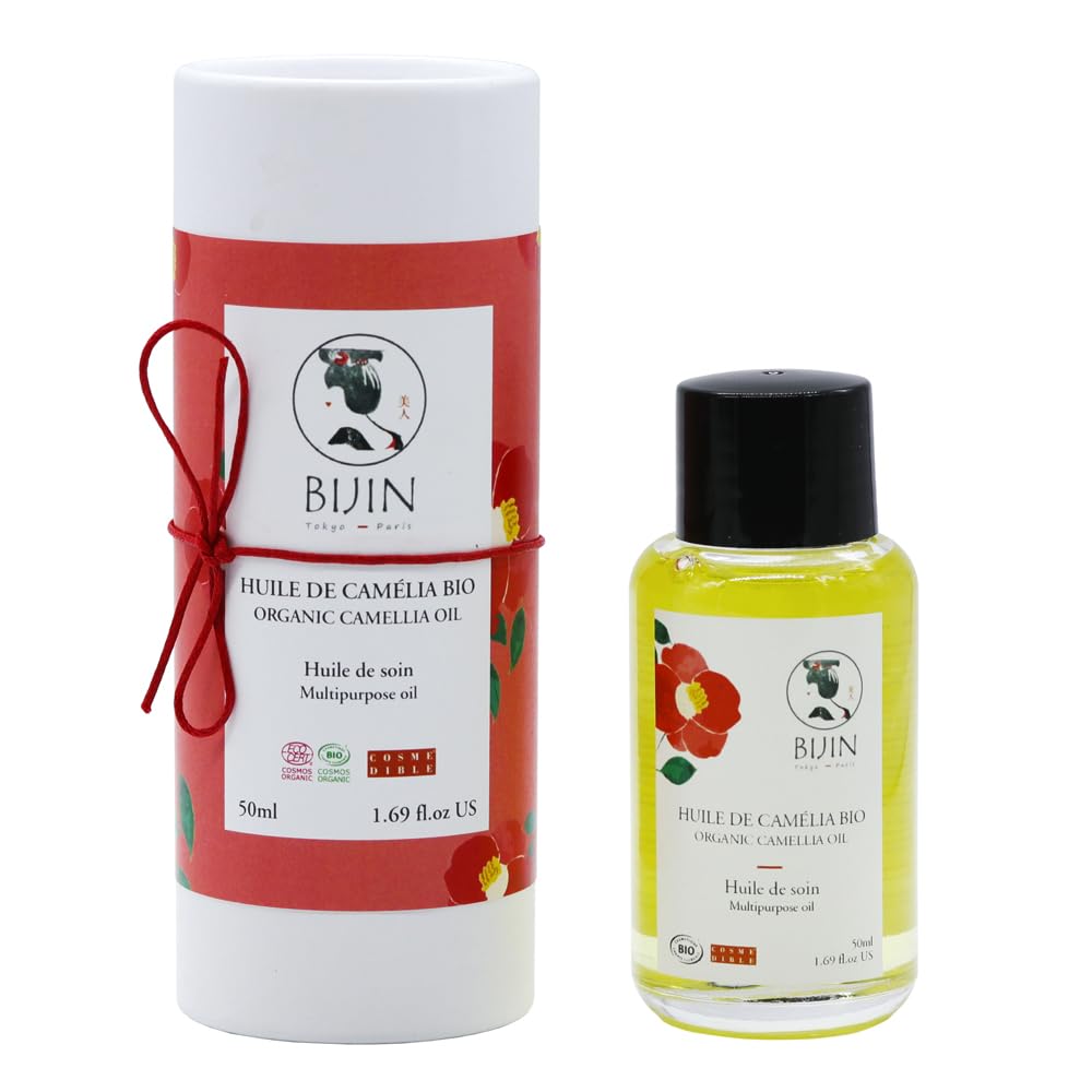 Huile de camélia BIO 50ml ⎪ Soin végétal naturel multifonction visage corps vergetures grossesse cheveux secs