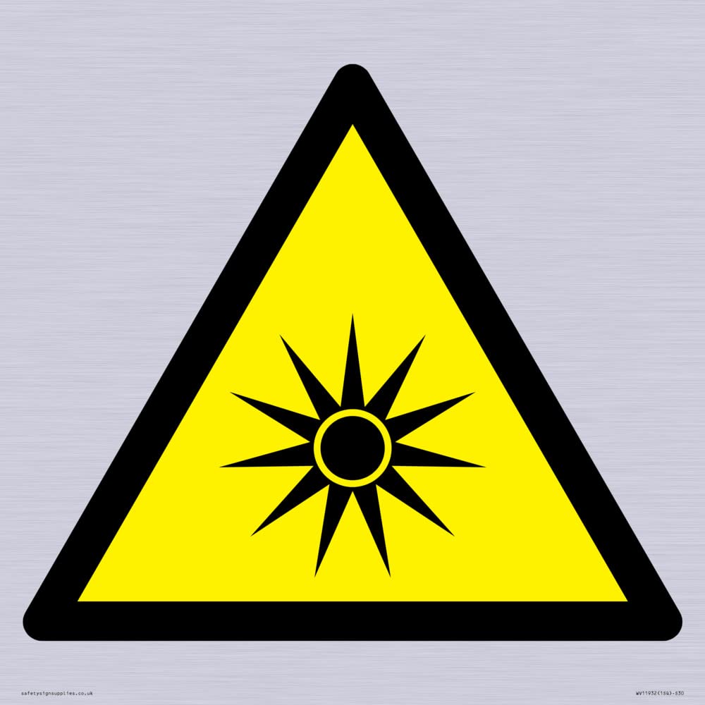 W027 Warning: Optical radiation Sign - 300x300mm - S30