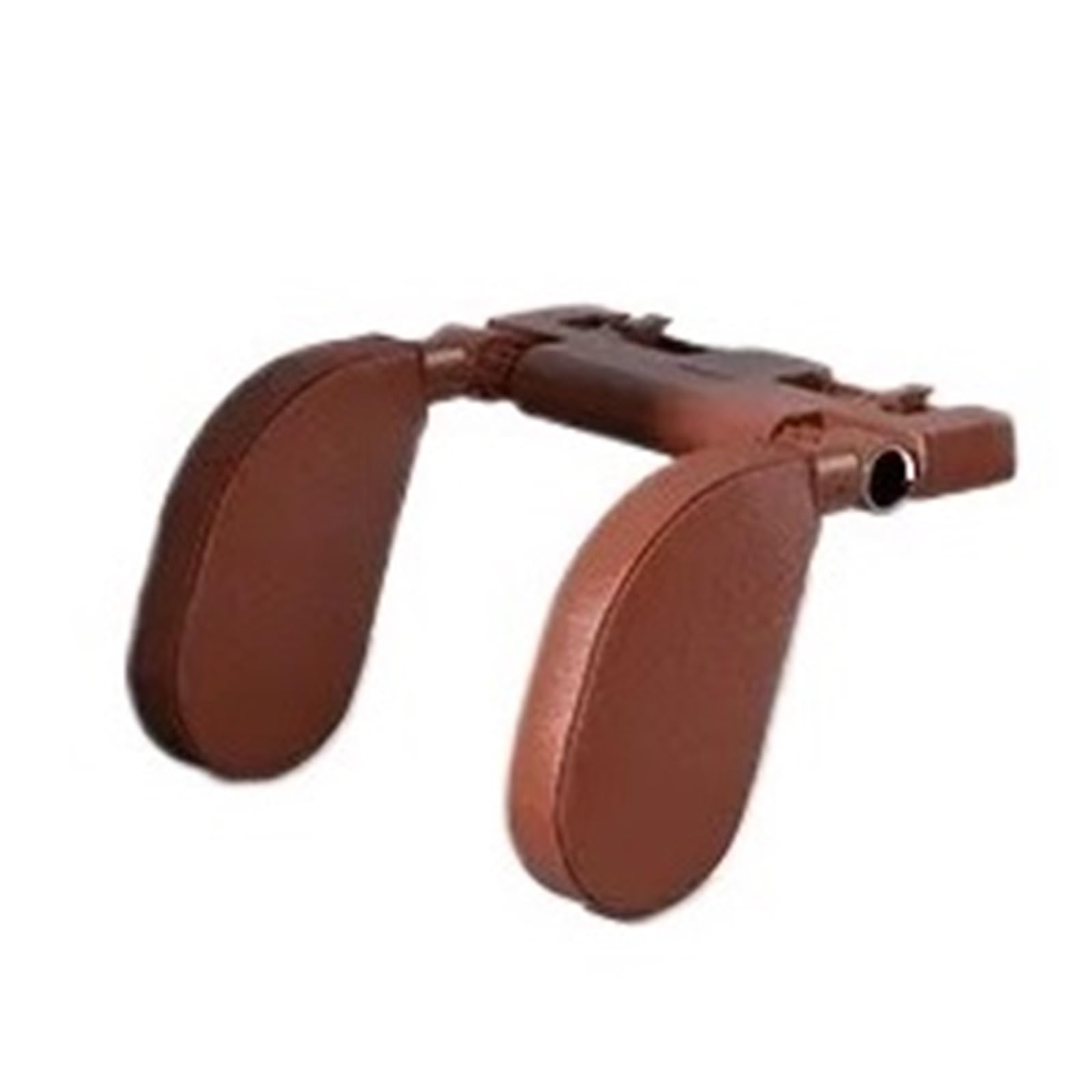 KVSWBRE Car Seat Pillow Adjustable Head Support U Shaped Pillow, Car Interior Travel Sleeping Cushion, Car Seat Headrest Pillow(A05-BROWN)