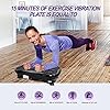 DAEYEGIM Plate Exercise Machine for Home Gym, Full Body Sculpting Machine for Home Weight Loss Equipment for Women Fat Burner Machine