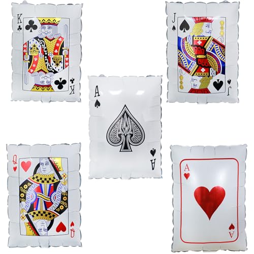 Ballons de cartes à jouer pour réussir une décoration Wonderland