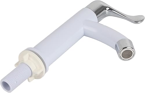 Miniatura 2 de ViaGasaFamido Grifo de fregadero de barco de granja con una sola manija para baño de RV, grifo de lavabo de un agujero G12 grifo de agua de plástico