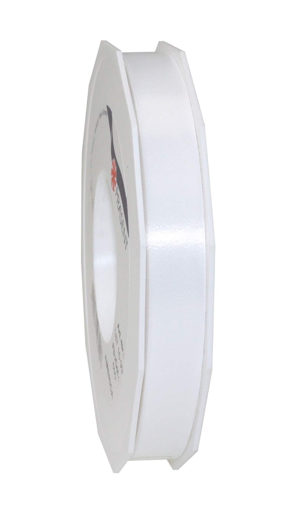 C.E. Pattberg Präsent - America Curling Ribbon Pure White 15 mm width, 91 m length