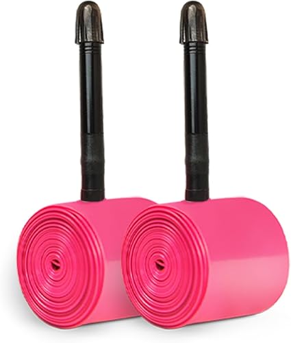 2-Pack TPU Inner Tubes 700Cx18-32C Ultra-Light 24g Bicycle Inner Tube with 456585mm Length Presta Valve for All Road Bikes (Includes Bike Tube Patch