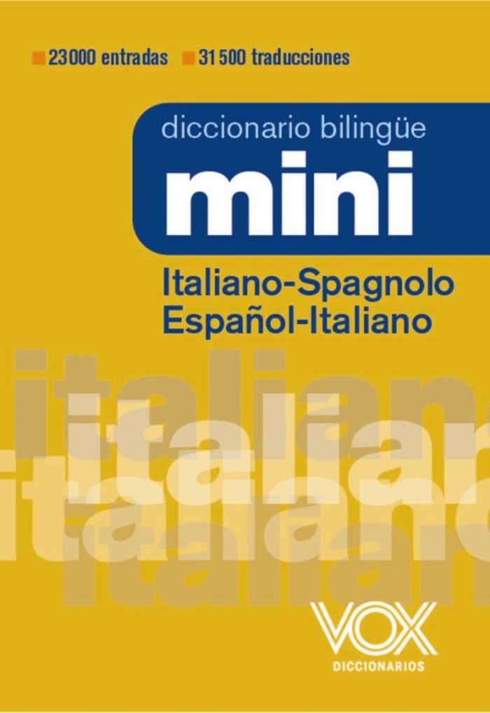 DICCIONARIO MINI Italiano SPAGNOLO ESPAÑOL Italiano