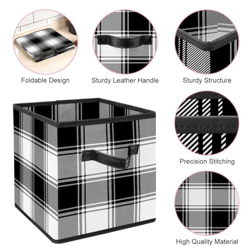 Boîte de rangement pliable tissu cube pour placard et maison