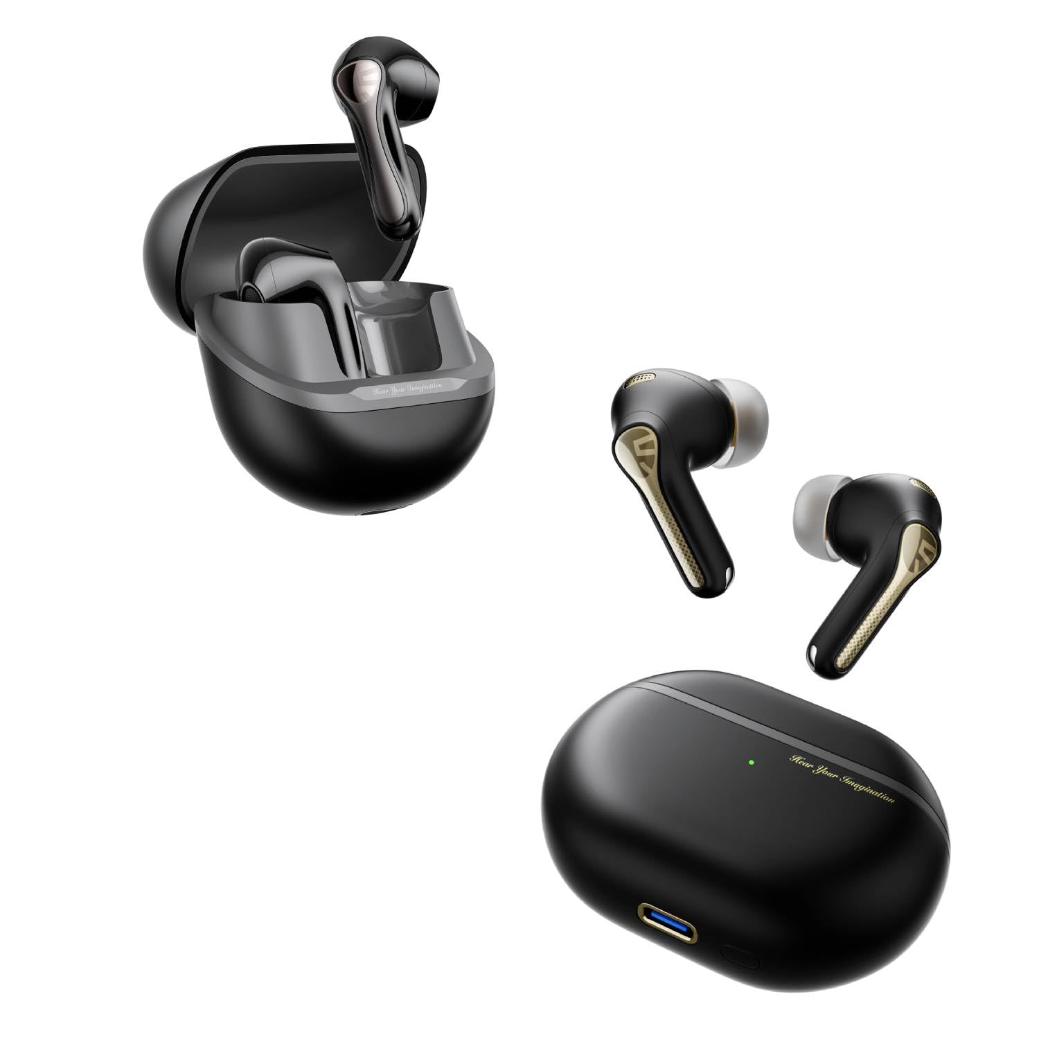 【美品】SoundPEATS Capsule3 Pro+ Capsule3 Pro+ xMEMS Speaker AI Adaptive ANC Wireless Earbuds
