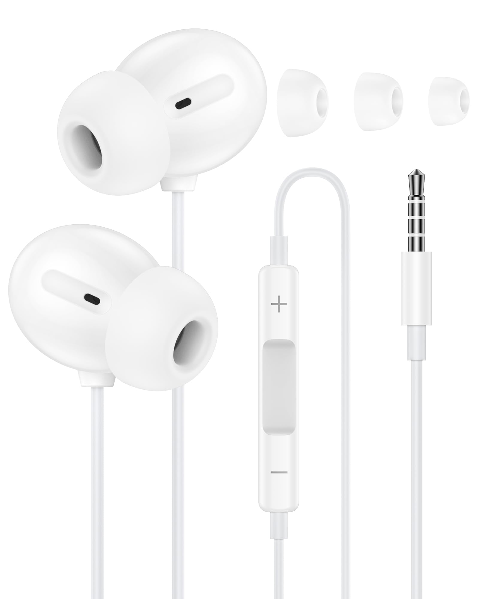 3.5mm Headphones Wired in-Ear Earbuds for Apple iPhone/iPad/iPod/Samsung