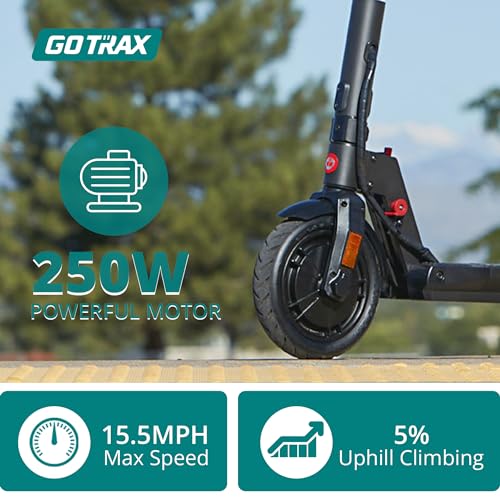 Image of Gotrax XR Elite Electric Scooter, 8.5 inch Honeycomb Tire, Max 18 Mile and 15.5Mph by 300W Motor, Bright Headlight and Taillight, Aluminum Alloy Frame and Cruise Control, Foldable Escooter for Adult Black