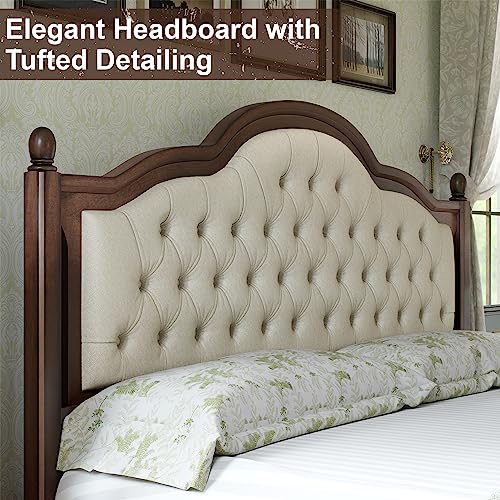 Amerlife BSW002 Solid Wood Bed Frame Queen Size thumb #4