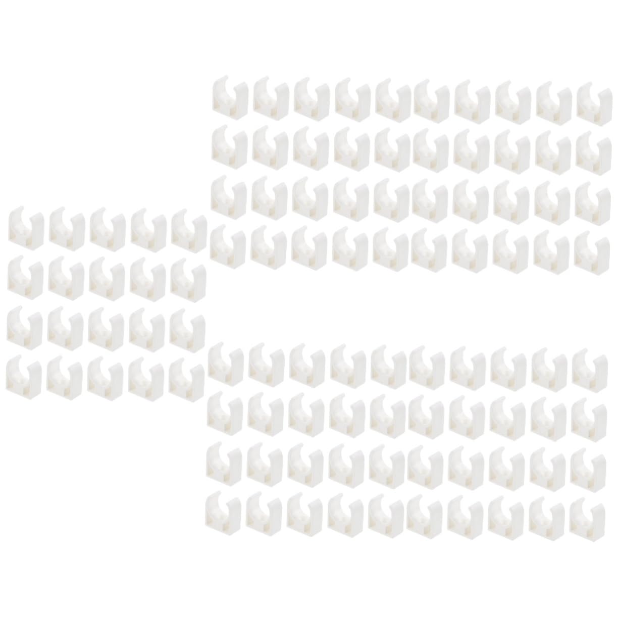 Supports de moteur électrique Lurrose en plastique blanc pour montages miniatures | Lot de 100
