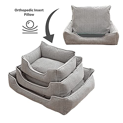 PETCUTE Cama Gato y Perros Pequeños,Camas para Perros,Ortopédica Cama para Perros de Espuma Viscoelástica con Funda extraíble,Sofá Cama para Mascotas Lavable y Antideslizante - imagen 3