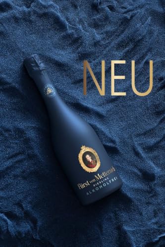 Fürst von Metternich Riesling Alkoholfrei 1 x 0,75 l – Premium-Sekt ohne Alkohol, elegant und feinperlig, fruchtig mit Apfel- und Zitrusnoten, stilvoller Genuss für besondere