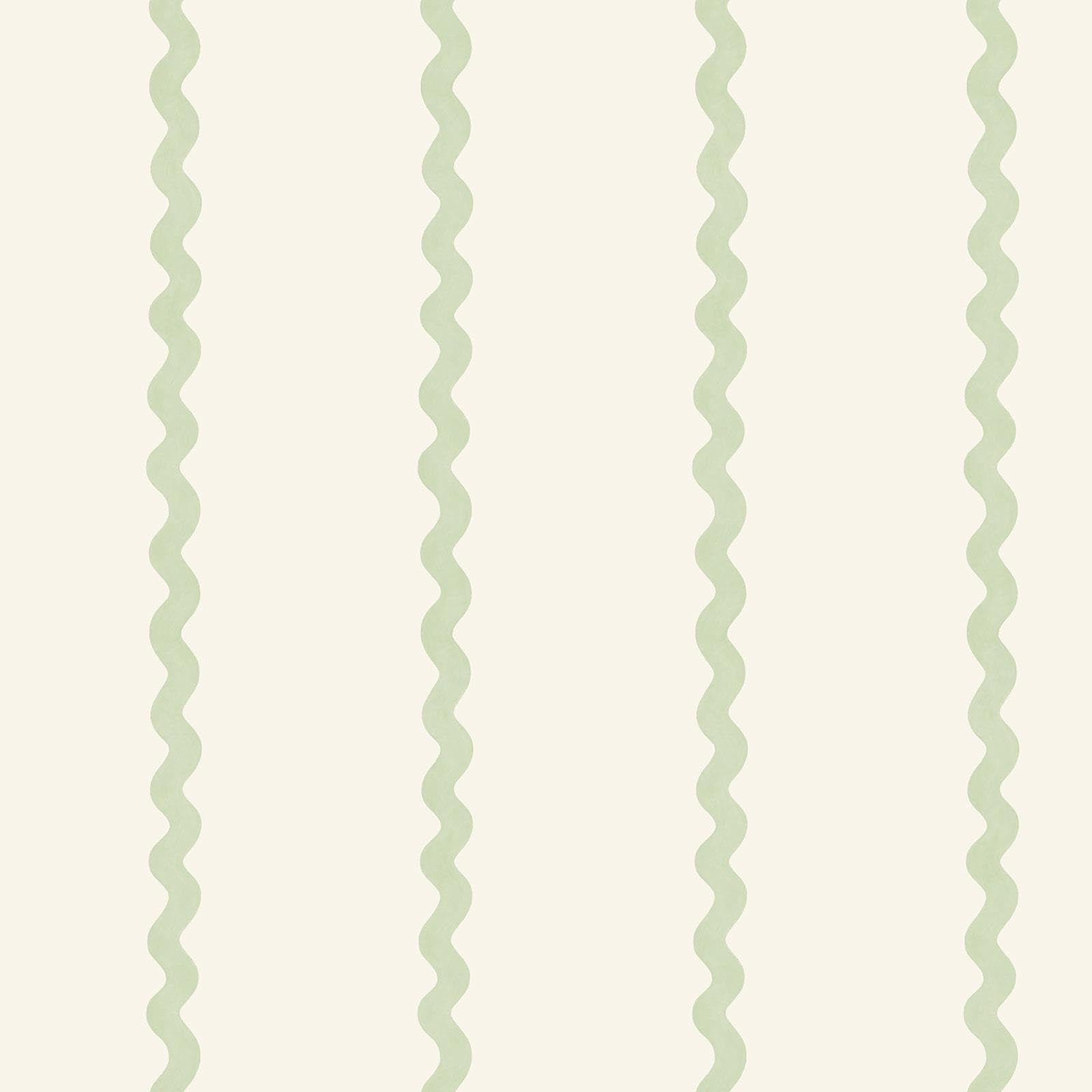World of Wallpaper Do The Wiggle Stripe Painted Effect Fun and Playful Kids Design Wallpaper Perfect for Nurseries Playrooms and Bedroom Decoration Green 50476
