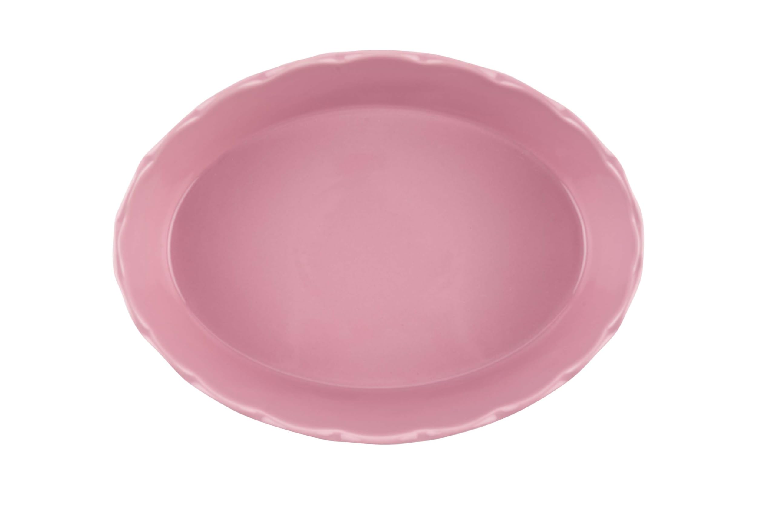 Sallys Stoneware Ofenform oval 24,5 x 18,5 cm x 6,5 cm - Auflaufform aus natürlichen Materialien, kratz- und schnittfest (Ruby Rose)