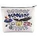 WZMPA School Resource Officer Cosmetic Bag School Police Officer Appreciation Gift Security Officer Makeup Zipper Pouch Bag Police Staff Merchandise (School Resource)